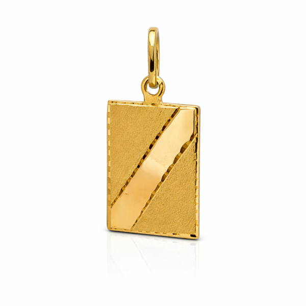 Pingente Placa Retangular