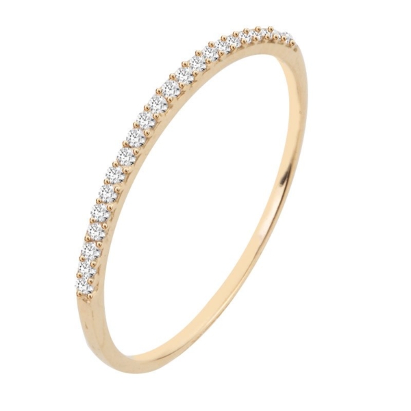 Meia Aliança em Ouro 10k