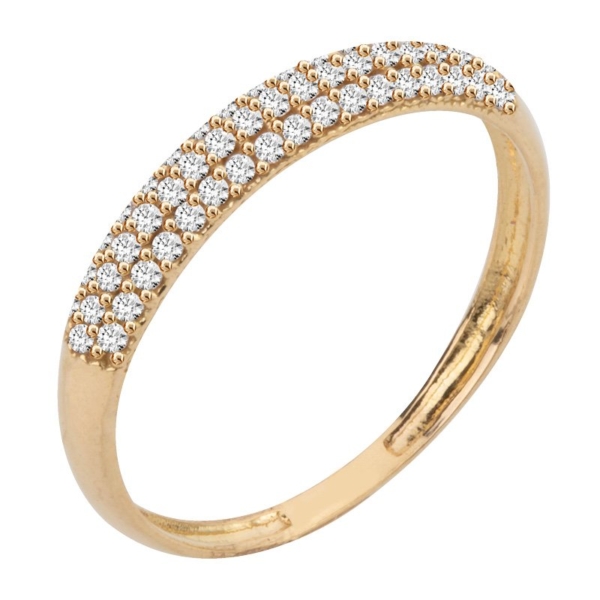 Anel Aparador em Ouro 10k