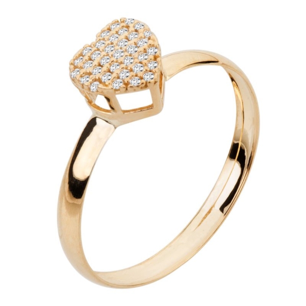 Anel Chuveiro Coração