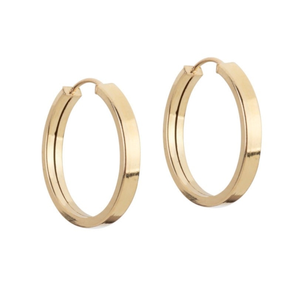 Argola Redonda Fio Quadrado