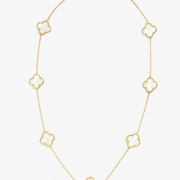 Gargantilha 7 Trevos com Madrepérolas