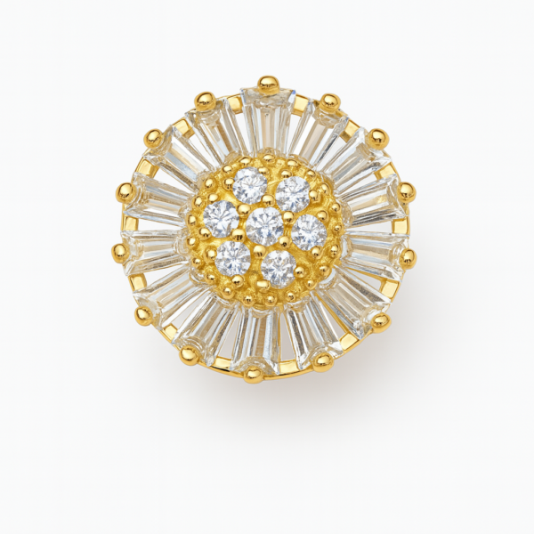 Pingente Pizza com Pedras