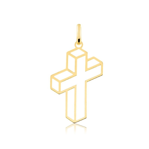 Pingente Cruz 3D