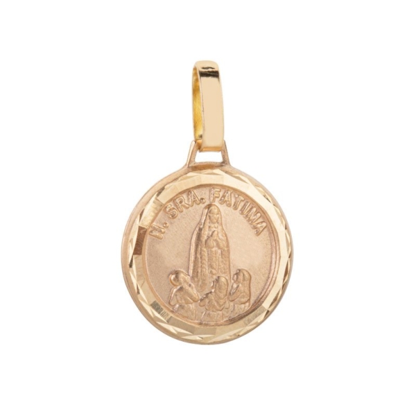 Pingente Medalha N. Sra. de Fátima