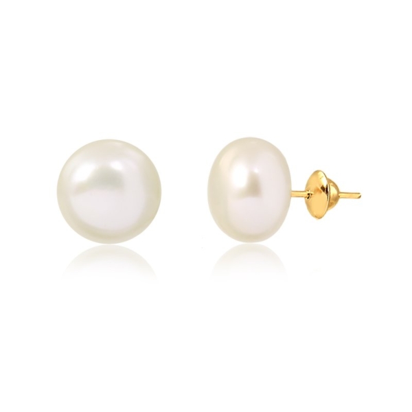 Brinco Pérola Botão