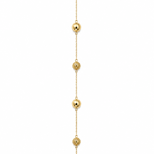 Pulseira Bolas em Ouro 10k
